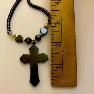 Vintage Hematite Necklace 1970